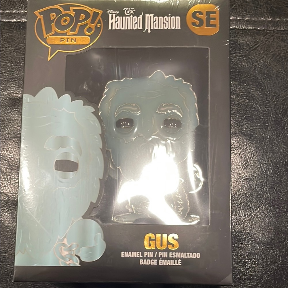 Disney Haunted Mansion Gus Pop! Pin - Blue and Silver